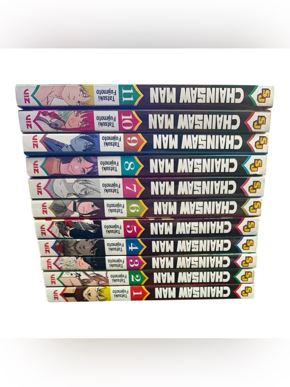 Chainsaw Man Volume 1-11 Manga by Tatsuki Fujimoto Viz Media Shonen Jump